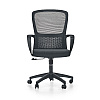Кресло для персонала SitZone U-069B, сетка, ткань, черный, 2 шт/упак - 3