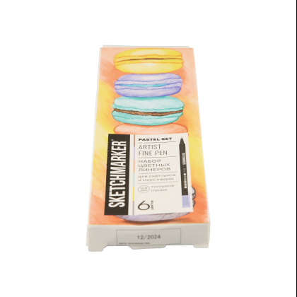 Ручка капиллярная "Sketchmarker Artist fine pen Pastel", 6 шт - 3