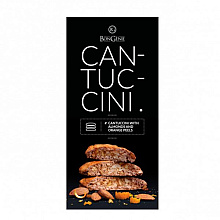Печенье "Bongenie. Cantuccini" с миндалем и апельсиновыми корочками, 180 г