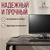 Стол письменный Millwood Лофт Сиэтл (ДТ-5), 1300х700 мм, сосна пасадена, черный - 8