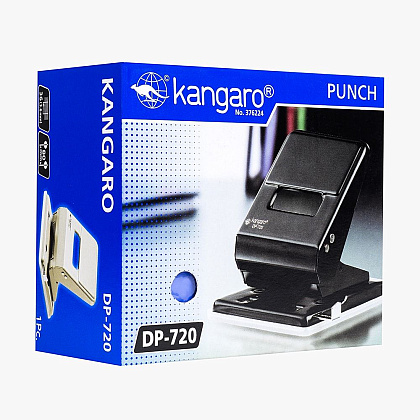 Дырокол Kangaro "DP-720", 36 листов, черный - 3
