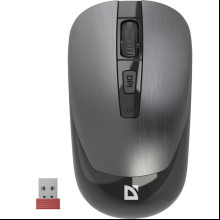 Мышь Defender Wave MM-995, беспроводная, серый