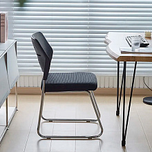 Кресло для посетителей SitUp SKY Chrome сетка, серый