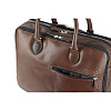 Портфель для документов "Don Valentino", кожа, коричневый - 4