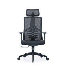 Кресло для руководителя SitZone CH-359A сетка/ткань, черный