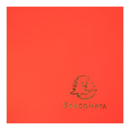 Папка на резинках "Exacompta", A4, 15 мм, полипропилен, красный - 4