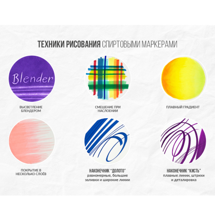 Маркер перманентный двусторонний "Sketchmarker Brush", V81 чертополох - 6