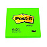 Бумага для заметок "Post-it Notes", 76x76 мм, 100 листов, зеленый неон