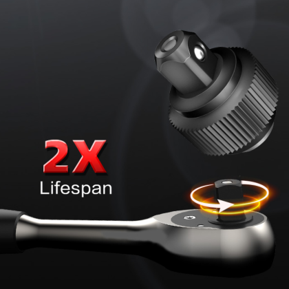 Набор инструмента 1/4", 1/2" Deli RS EDQ45082, 82 шт - 7
