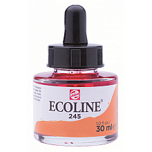 Жидкая акварель "ECOLINE", 245 желтый шафран, 30 мл