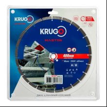 Круг алмазный по бетону Krugo Master, 400х25.4 мм, сегментный