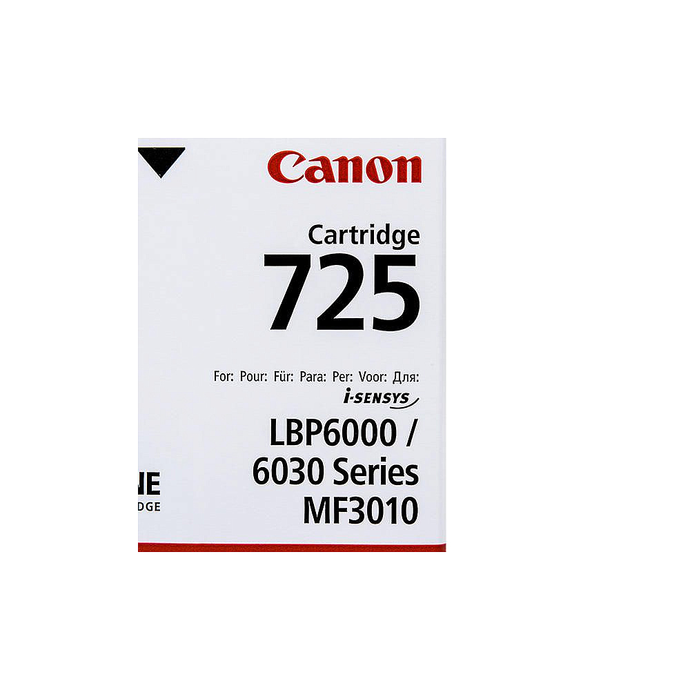 Картридж Canon "725", 1600 стр, черный - 2