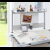 Полка Comf-Pro MINI SMART задняя, 840х620х240 мм, дуб белый, c доской белой - 3