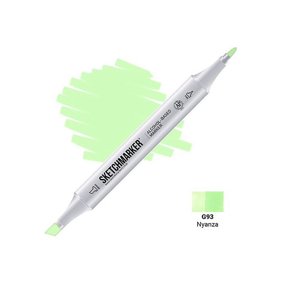 Маркер перманентный двусторонний "Sketchmarker", G93 ньянза