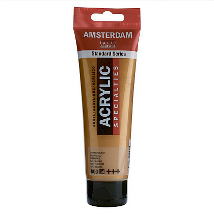 Краски акриловые "Amsterdam", 803 темное золото, 120 мл, туба