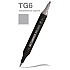 Маркер перманентный двусторонний "Sketchmarker Brush", TG6 тонированный серый 6
