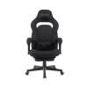 Кресло игровое BRAVE WS-5-1 Wong Black, ткань, черный - 4