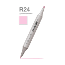 Маркер художественный "Brushmarker", двухсторонний, R24 детский розовый