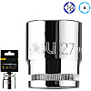 Головка торцевая шестигранная Deli YS EDQ4027 1/2", 27 мм, серебристый - 2