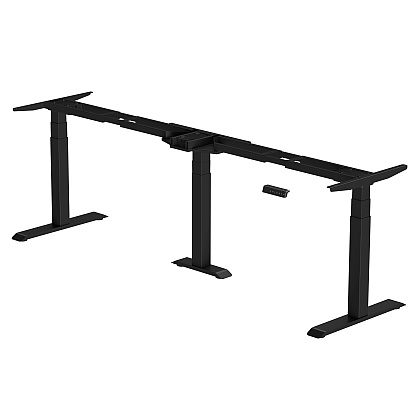Каркас стола с электроприводом трехмоторный AOKE, Well Desk Wing Pro, черный (AK3YJYT-TYZF3-90/120/180 BK) - 4