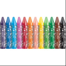 Мелки восковые Maped "Jungle fever Wax Jumbo", 12 цветов, ассорти 