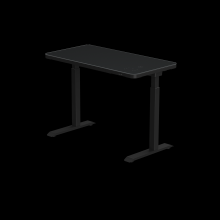 Стол с электроприводом двухмоторный AOKE HOME, черный (AK-GT10-YZF2-B)