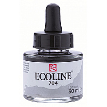Жидкая акварель "ECOLINE", 704 серый, 30 мл
