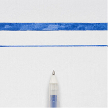 Ручка гелевая "Gelly Roll Glaze", 0.6 мм, прозрачный, стерж. королевский синий