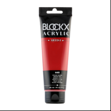 Краски акриловые "Blockx", 445 индийская красная, 120 мл