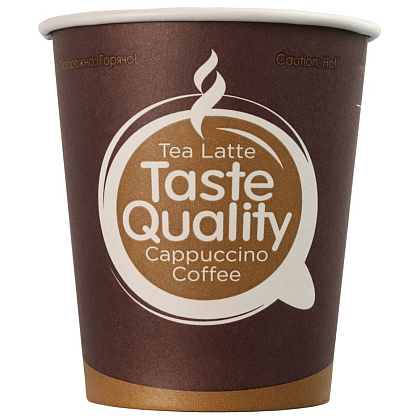 Стакан картонный Taste Quality, 250 мл, 1сл., 50шт/упак