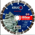 Круг алмазный по бетону Krugo Master, 180х22.23 мм, турбосегментный