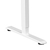 Стол с электроприводом WellDesk Prime 1300x675х18 белый/акация лэйкленд (9191462+9072453) - 9
