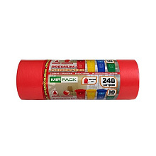 Мешки для мусора Mirpack Premium+, красный