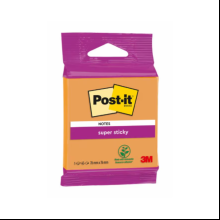 Бумага для заметок "Post-it SuperSticky", 76х76 мм, 45 листов, ассорти