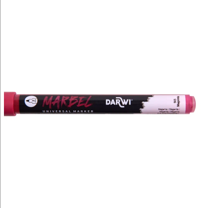 Маркер акриловый "Darwi.Marbel" 905, пурпурный - 4