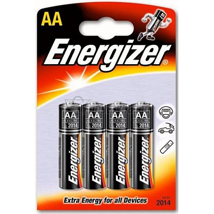 Батарейки алкалиновые Energizer "AA/LR6", 4 шт.