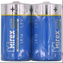 Батарейки алкалиновые Mirex "LR14/C"