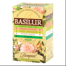 Чай Basilur "Букет", 25 пакетиков x 1.5 гр, зеленый, ассорти