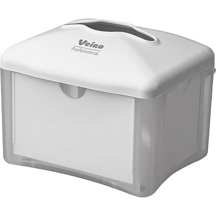 Диспенсер для салфеток настольный Veiro Professional "Easynap micro", пластик, белый - 5