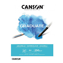 Блок-склейка бумаги для акварели "Canson Graduate"