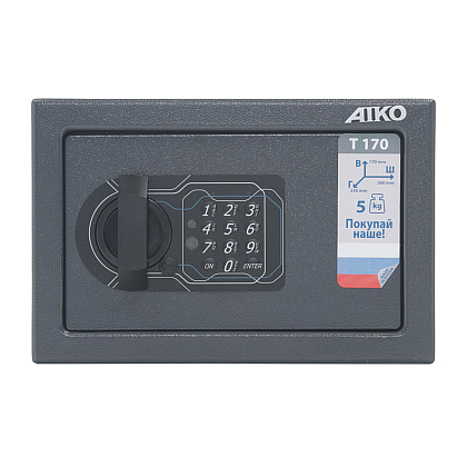 Мебельный сейф AIKO Т-170 EL, 170x260x230 мм - 5