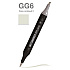 Маркер перманентный двусторонний "Sketchmarker Brush", GG6 серо-зеленый 6