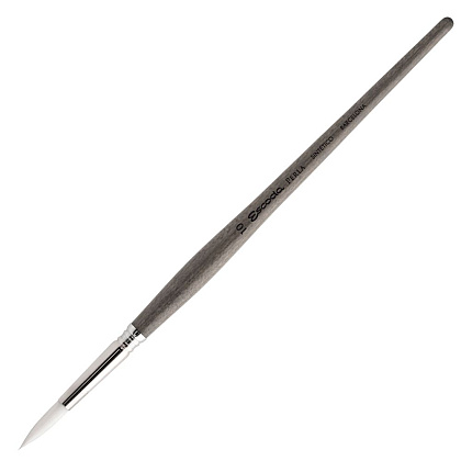 Кисть "Escoda Perla 1430", синтетика белая, круглая, №1