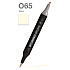 Маркер перманентный двусторонний "Sketchmarker Brush", O65 шёлк