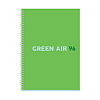 Тетрадь "Green air", А4, 96 листов, клетка, ассорти - 6