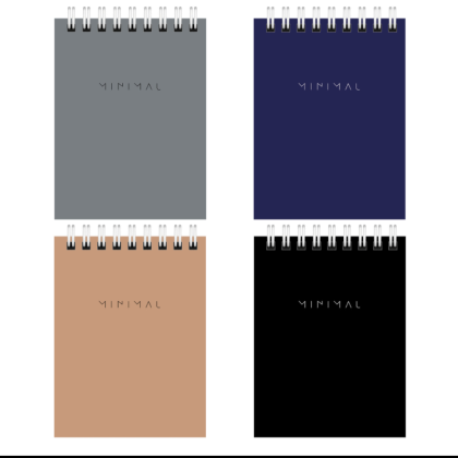 Блокнот "Minimal Classic", А7, 40 листов, клетка, ассорти