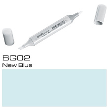 Маркер перманентный "Copic Sketch", BG-02 новый синий