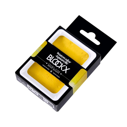 Краски акварельные "Blockx. Giant pan" 112 неаполитанский желтый, 18 мл., кювета - 2