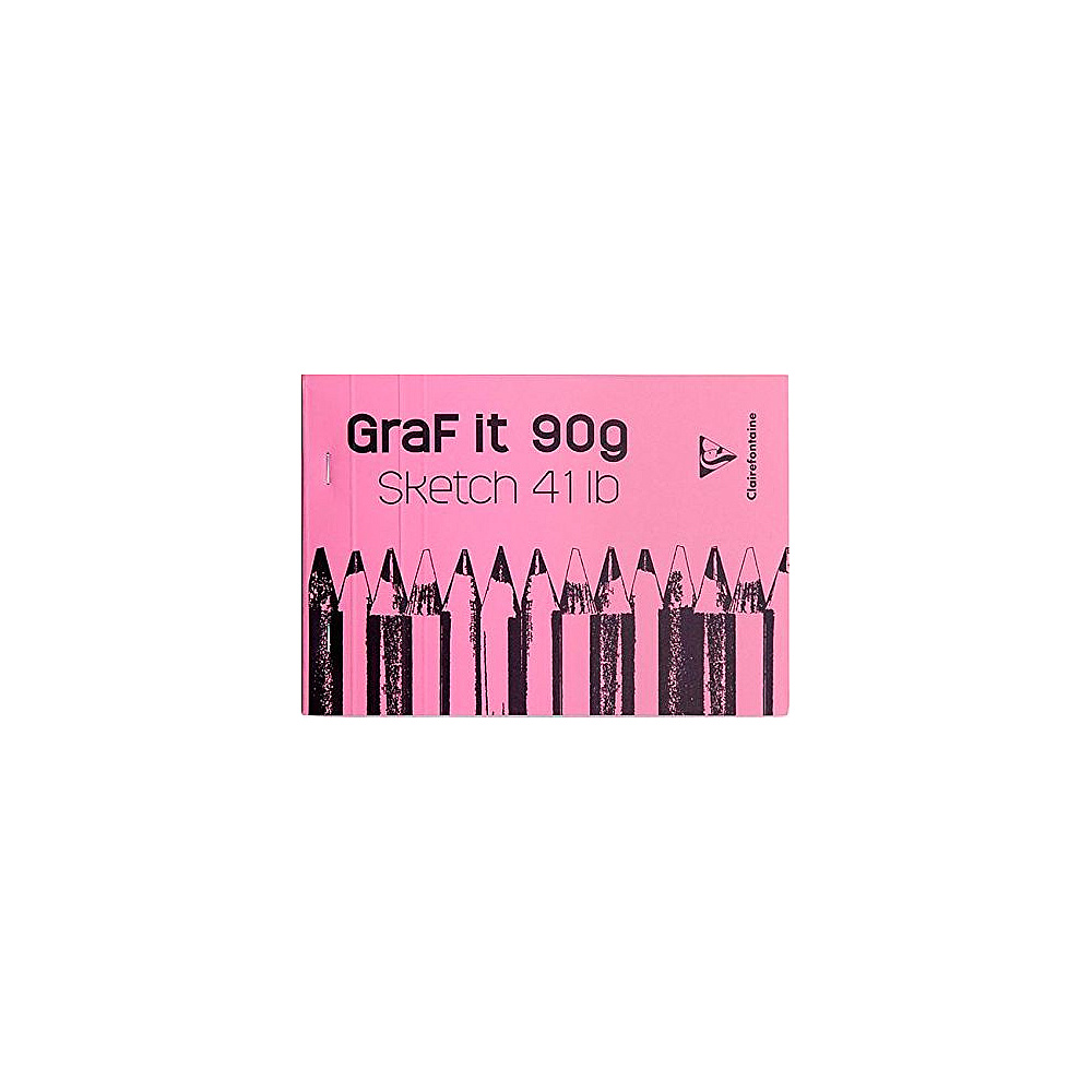 Скетчбук "Graf It", A5, 90 г/м2, 80 листов, розовый