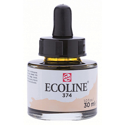 Жидкая акварель "ECOLINE", 374 бежево-розовый, 30 мл
